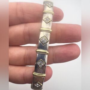Cara New York mixed metals stretchy bracelet
